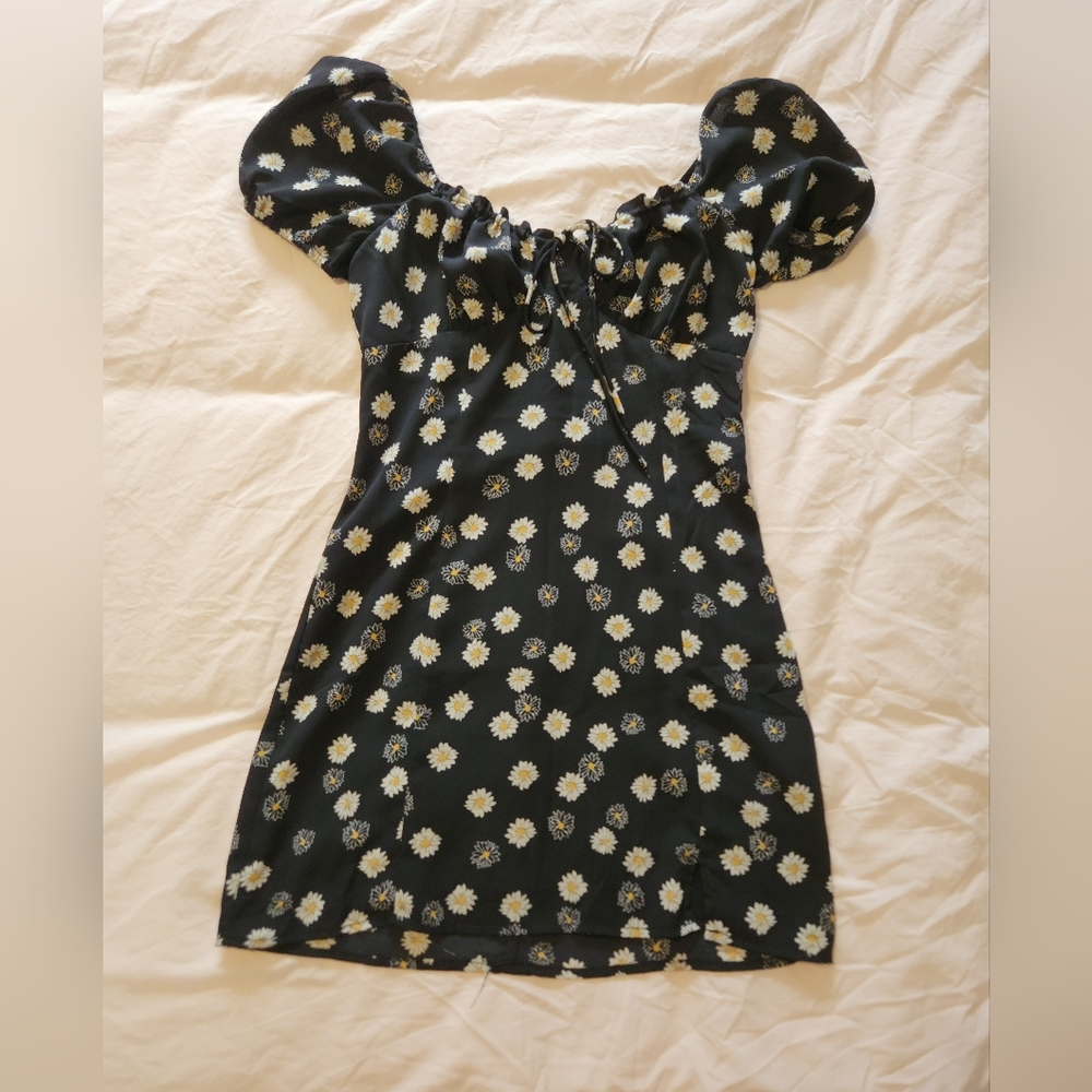 BP front tie A-line dress